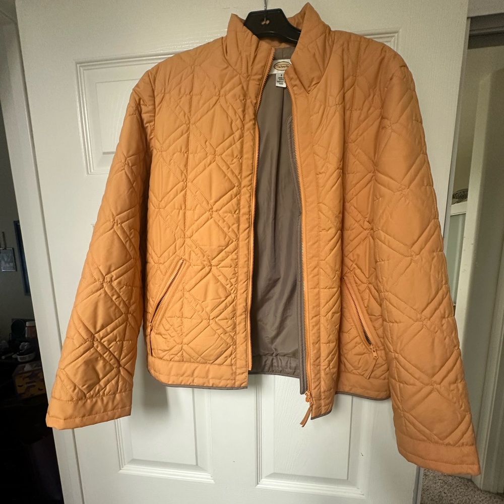 Women's Quilted Jacket in Rusty Gold